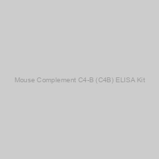 Image of Mouse Complement C4-B (C4B) ELISA Kit
